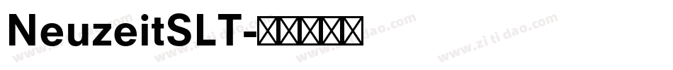 NeuzeitSLT字体转换