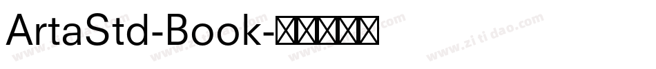 ArtaStd-Book字体转换