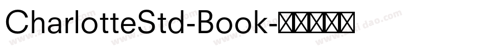 CharlotteStd-Book字体转换