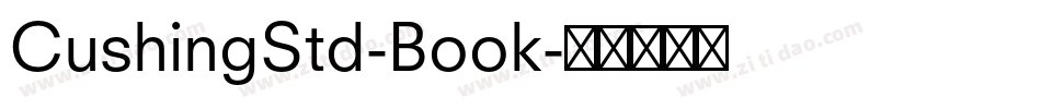 CushingStd-Book字体转换