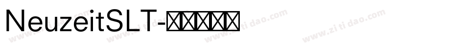 NeuzeitSLT字体转换