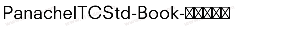 PanacheITCStd-Book字体转换