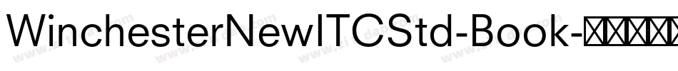 WinchesterNewITCStd-Book字体转换