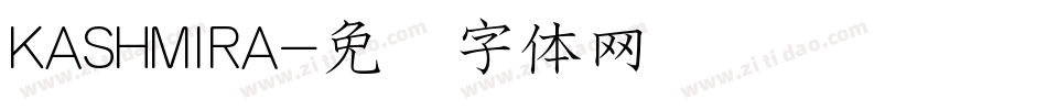 KASHMIRA字体转换