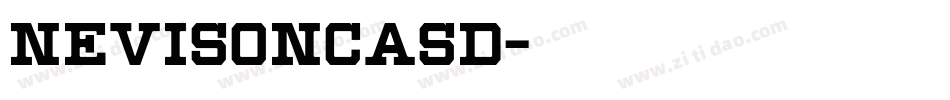 NevisonCasD字体转换