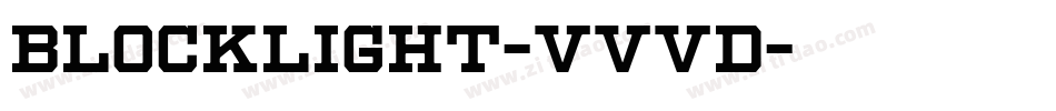 BlockLight-vVVD字体转换