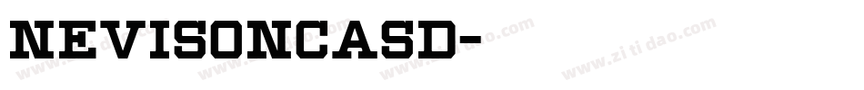 NevisonCasD字体转换