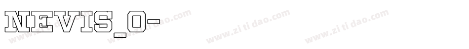 nevis_0字体转换
