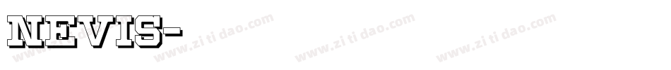 nevis字体转换