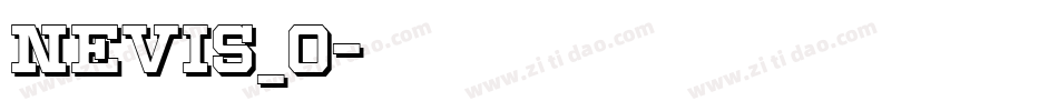 nevis_0字体转换