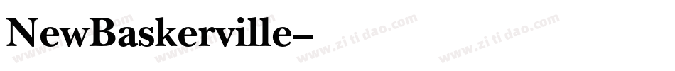 NewBaskerville-字体转换