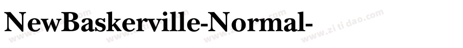 NewBaskerville-Normal字体转换 NewBaskerville-Normal字体转换