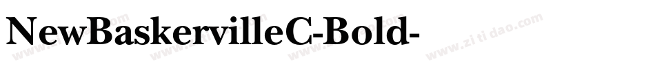 NewBaskervilleC-Bold字体转换
