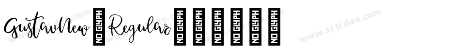 GustavNew-Regular字体转换