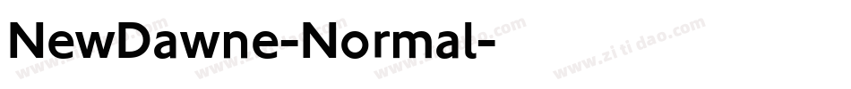 NewDawne-Normal字体转换 NewDawne-Normal字体转换