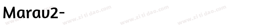 Marav2字体转换