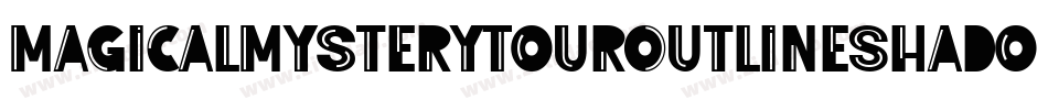 MagicalMysteryTourOutlineShadow-JGgn字体转换