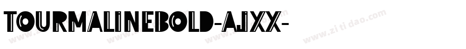 TourmalineBold-ajxx字体转换