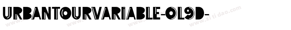 UrbanTourVariable-Ol9d字体转换