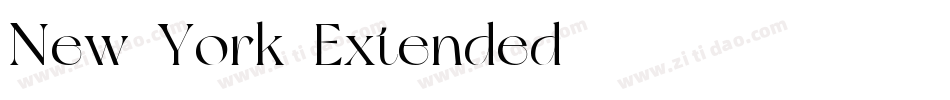 New-York-Extended字体转换