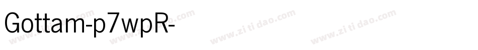 Gottam-p7wpR字体转换