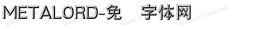METALORD字体转换
