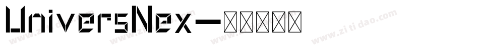 UniversNex字体转换