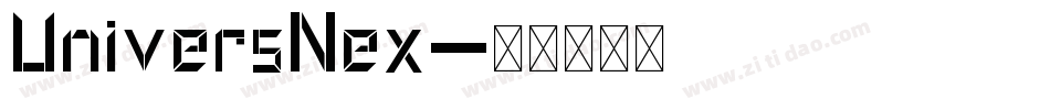 UniversNex字体转换