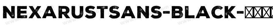 NexaRustSans-Black字体转换 NexaRustSans-Black字体转换