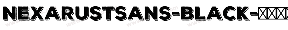NexaRustSans-Black字体转换 NexaRustSans-Black字体转换