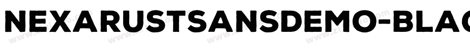 NexaRustSansDemo-Black字体转换 NexaRustSansDemo-Black字体转换