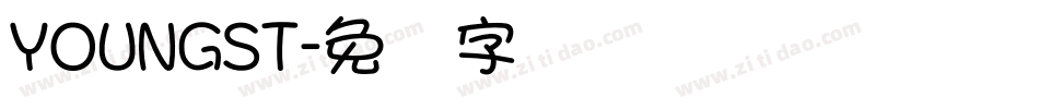 YOUNGST字体转换