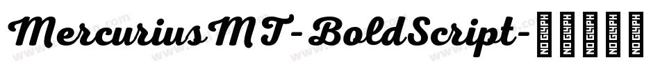 MercuriusMT-BoldScript字体转换