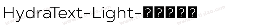 HydraText-Light字体转换