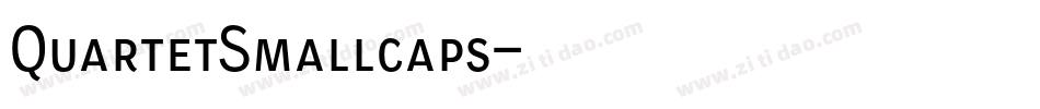 QuartetSmallcaps字体转换
