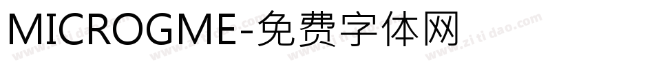 MICROGME字体转换