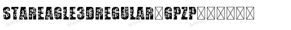 StarEagle3DRegular-GpzP字体转换