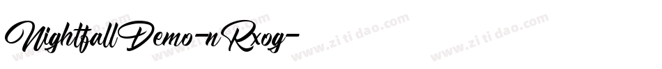 NightfallDemo-nRxog字体转换