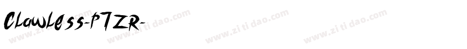 Clawless-p7ZR字体转换