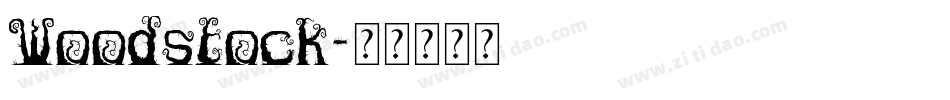 Woodstock字体转换