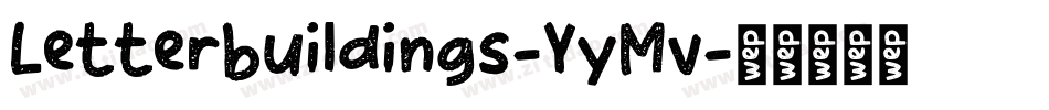 Letterbuildings-YyMv字体转换
