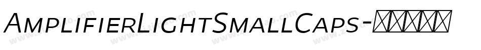 AmplifierLightSmallCaps字体转换