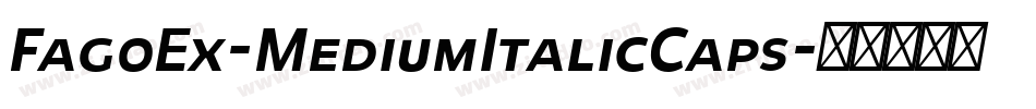FagoEx-MediumItalicCaps字体转换
