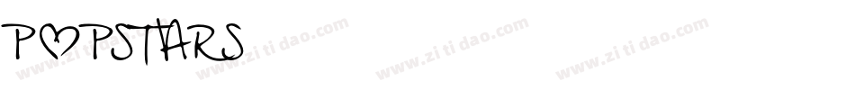 POPSTARS字体转换