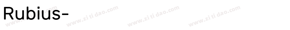 Rubius字体转换