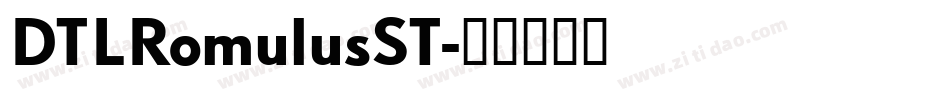 DTLRomulusST字体转换