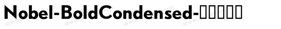Nobel-BoldCondensed字体转换