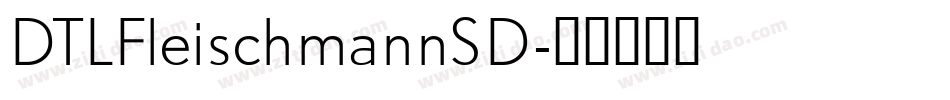 DTLFleischmannSD字体转换