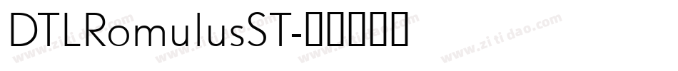 DTLRomulusST字体转换