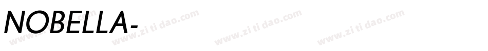 NOBELLA字体转换